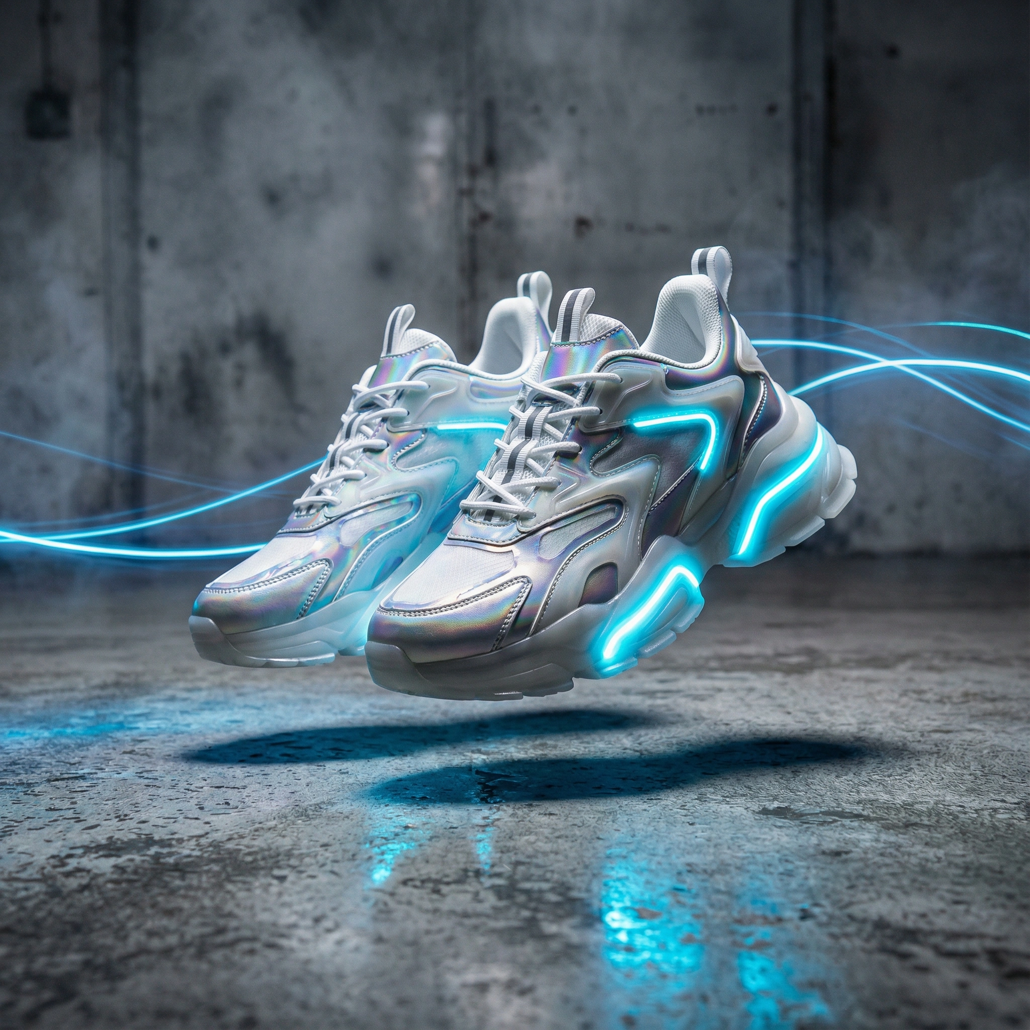 fashion chunky sneakers blue