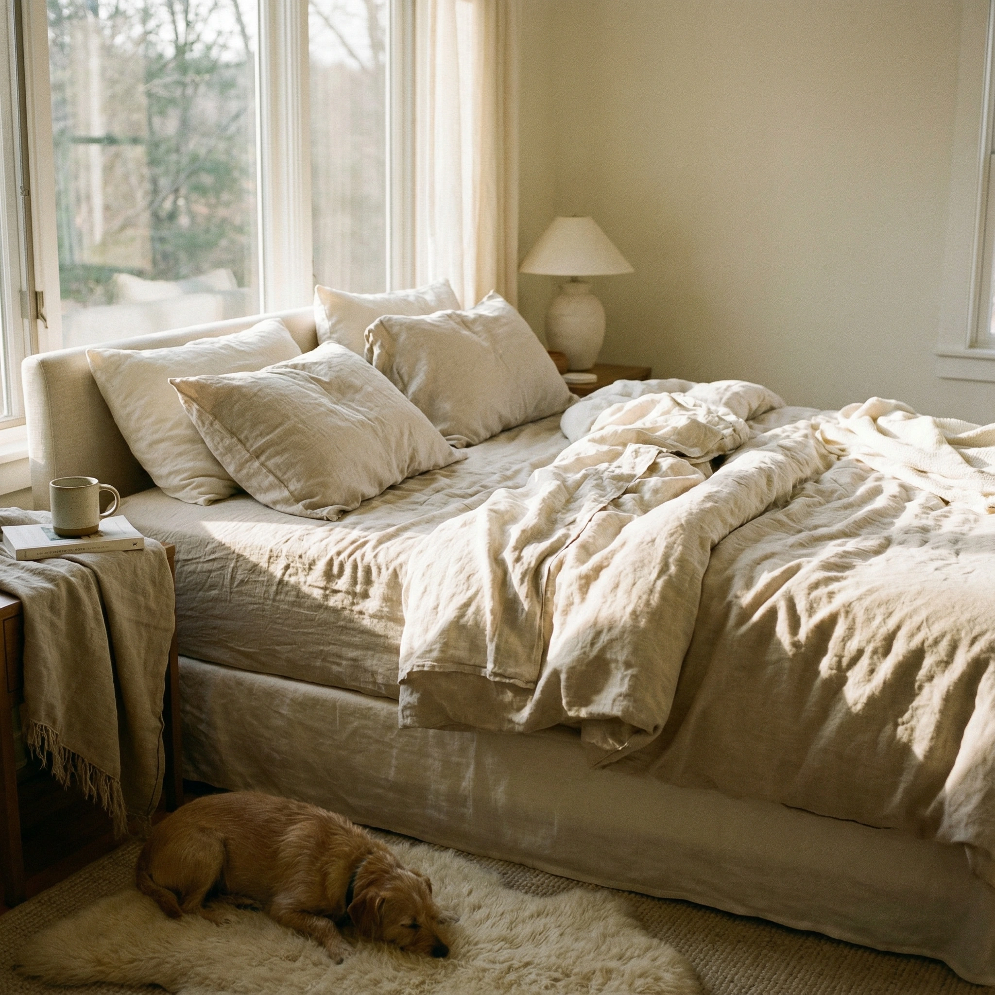 furniture linen bedding morning