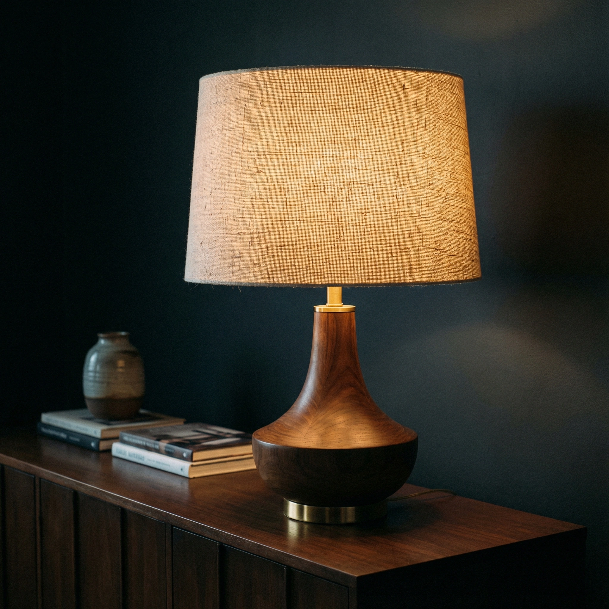 furniture midcentury lamp dark