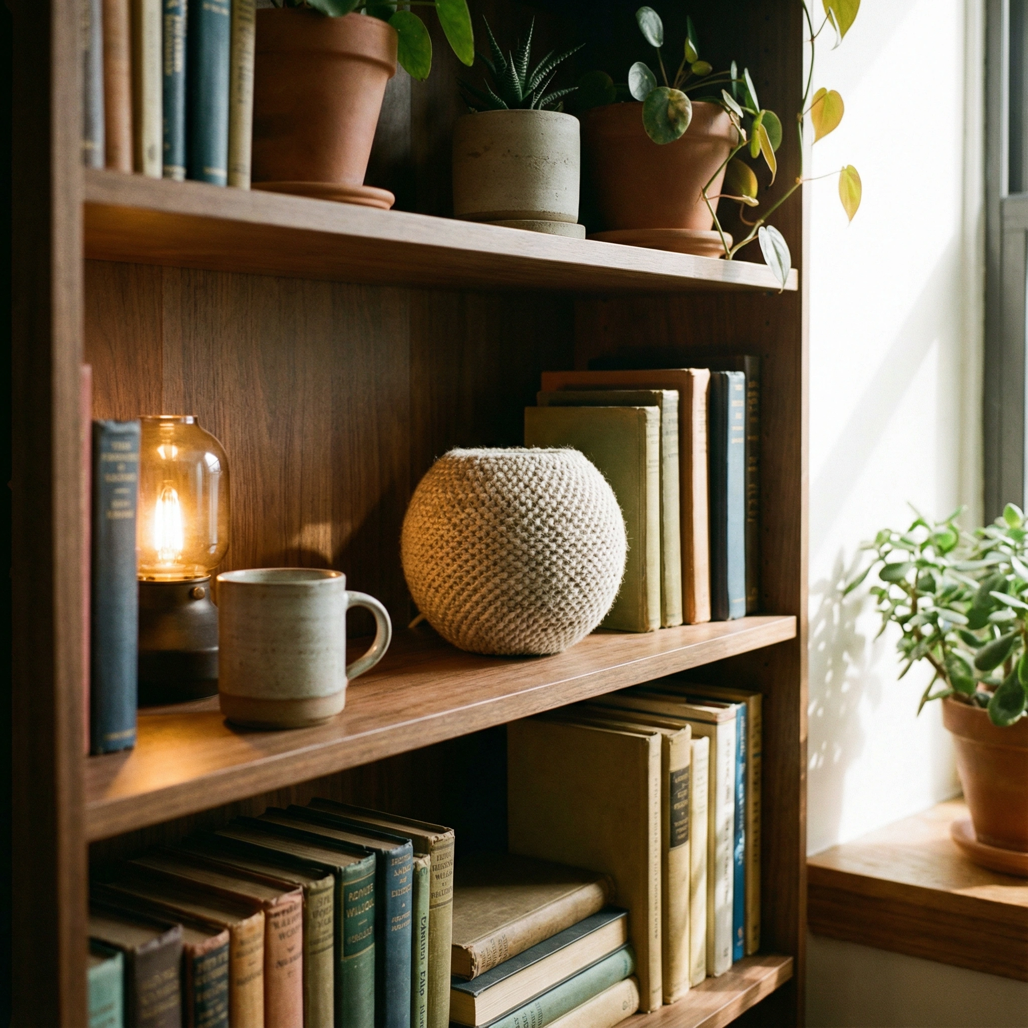 tech smart speaker livingroom